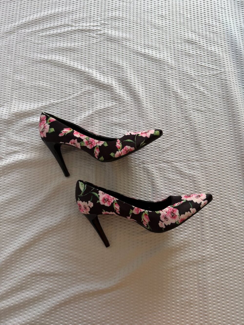 a.n.a. (A New Approach) Floral-Print Pumps Stilletto Heels - Picture 7 of 11